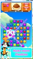 Candy Cookie: Match 3 Puzzle! Affiche