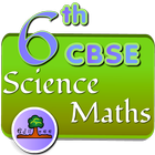 free 6th CBSE-Animted-Sci&Math icône