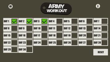 Army Workout poster