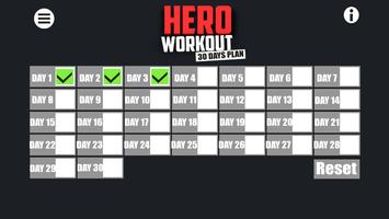 HERO Workout Poster