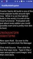 Kodi Builds-Krypton ảnh chụp màn hình 1