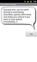 Textmessage Narrator Trial captura de pantalla 1