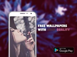 Weed smoke wallpapers with quotes स्क्रीनशॉट 1