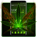 3D Green Weed Theme APK