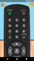 Remote Control For Zenith TV Affiche
