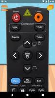 Universal Projector Remote Control پوسٹر