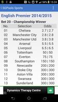 SG Sports Betting Odds captura de pantalla 1