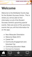برنامه‌نما McMaster Events عکس از صفحه