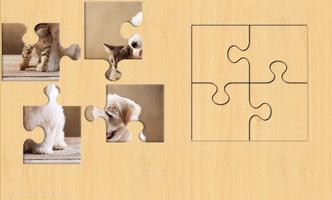Puzzles Home Animals پوسٹر