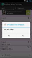English - Japan Dictionary Ekran Görüntüsü 3