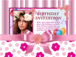 Cool Birthday Invitation Maker اسکرین شاٹ 1