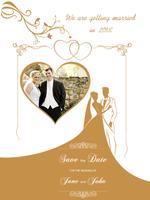 برنامه‌نما Wedding Invitation Card Designer App عکس از صفحه