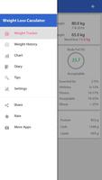 2 Schermata Weight loss, Calorie counter