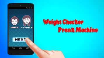 Weight Scanner Machine Prank poster