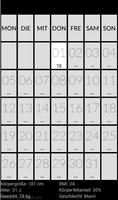 2 Schermata Weight Calendar