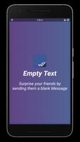 Send Empty Text الملصق