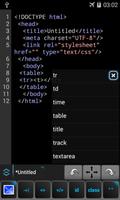 WebMaster's HTML Editor Lite تصوير الشاشة 1