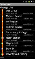 Orange Line Live MBTA Tracker plakat
