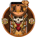 Westliches totes Schädel-Thema APK