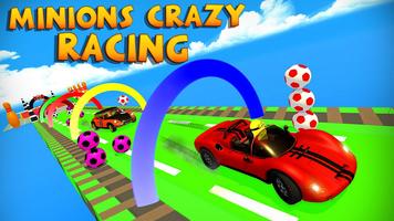 Super Minions Roadster Car Racing: Stunt Rush imagem de tela 1