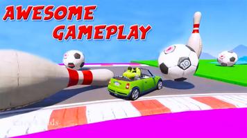 Super Hero Jet Car Stunts syot layar 3