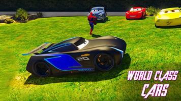 Superhero League (Lightning Car Stunts) Screenshot 3