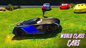 Superhero League (Lightning Car Stunts) screenshot 3