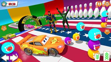 Mcqueen Cars Superhero Lightning Race captura de pantalla 1