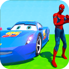 Superhero Color Cars (Supercity sim) icon
