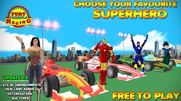 Superheroes Fury Formula Racing poster