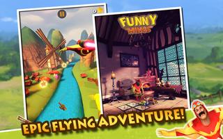 Funny Wings الملصق
