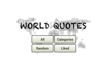 World Quotes 海报