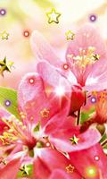 Pink Flowers live wallpaper captura de pantalla 2