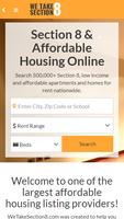 Section 8 and Affordable Rentals Affiche