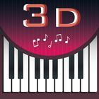 Piano 3D icône