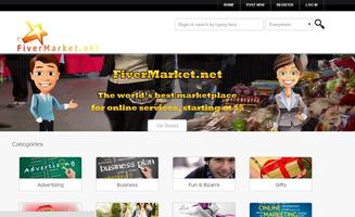 fivermarket marketplace اسکرین شاٹ 1