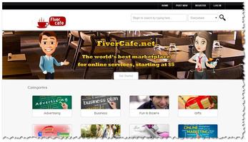 fivercafe marketplace screenshot 1