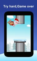 Flappy Flappy Santa capture d'écran 3
