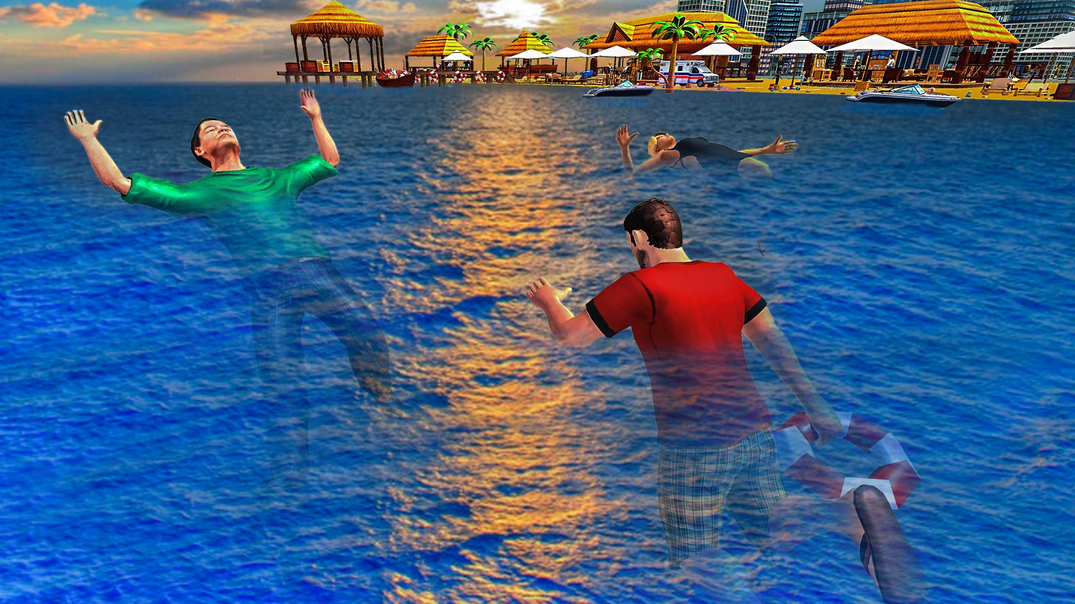 Lifeguard Beach Rescue Training For Android Apk Download - roblox water park lifeguard for free