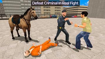 Poster Police Horse Street Crime Chase: NY City Cop Duty
