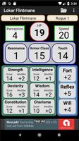 Second Edition Character Sheet plakat