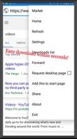 برنامه‌نما Downloader Video Downloader عکس از صفحه