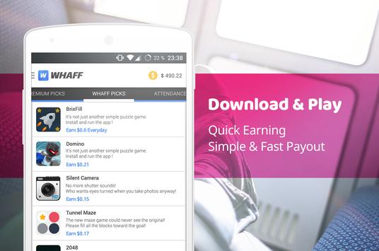 WHAFF Rewards apk imagem de tela