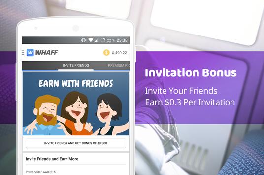 WHAFF Rewards apk imagem de tela