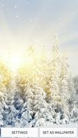 Winter Snow Live Wallpaper captura de pantalla 2