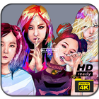 Black Pink Wallpaper HD icône