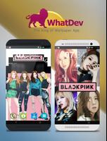 Black Pink Wallpaper HD постер