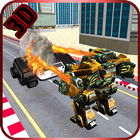 Police Robot Transform Rampage иконка