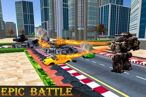 Police Robot Transform Rampage screenshot 3