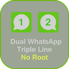 Whats Dual Lines App 2016 icône